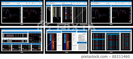 Trading PC screen 88311460