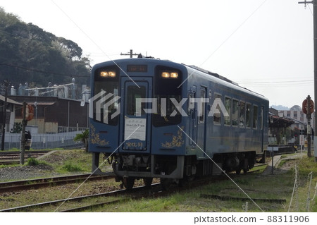Tenryu Hamanako Railway Tenryu Futamata Station Departs from the train 88311906