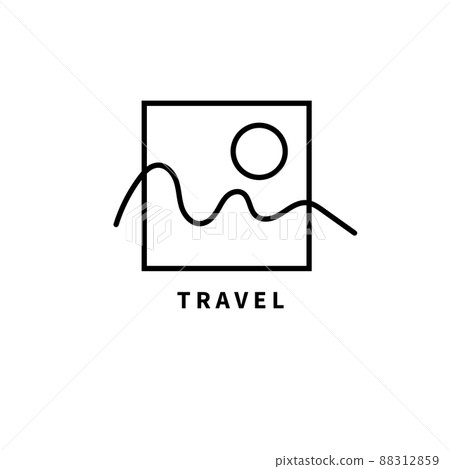 Travel line minimal icon 88312859