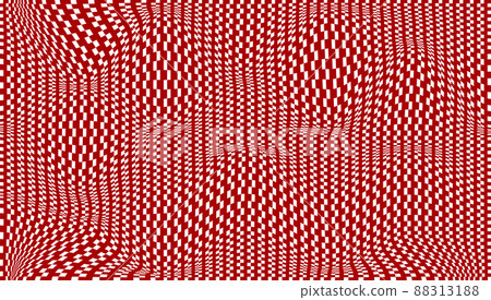 Checkered background with distorted squares Checkered background with distorted squares 88313188