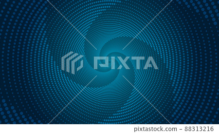 Spiral digital geometric background for website 88313216