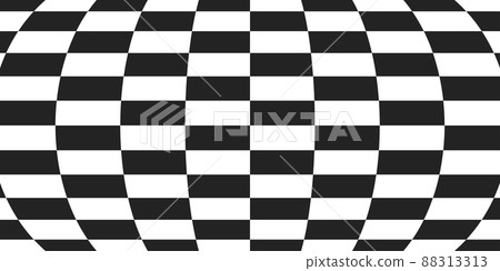 Distorted surface. Chess background with distortion Distorted surface. Chess background with distortion 88313313
