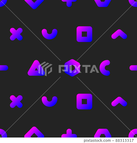Seamless geometric shapes abstract modern pattern Seamless geometric shapes abstract modern pattern 88313317