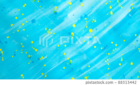 Watercolor and splash Watercolor and splash 88313442