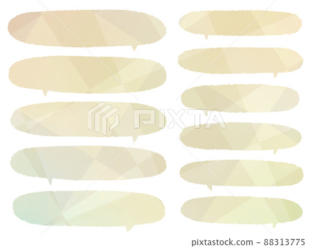 Illustration material: Geometric pattern balloon 88313775