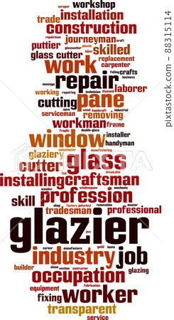 Glazier word cloud Glazier word cloud 88315114