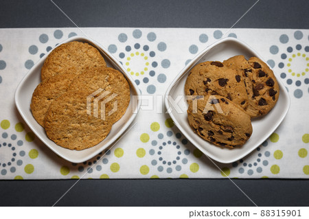 Two different kind of cookies 88315901