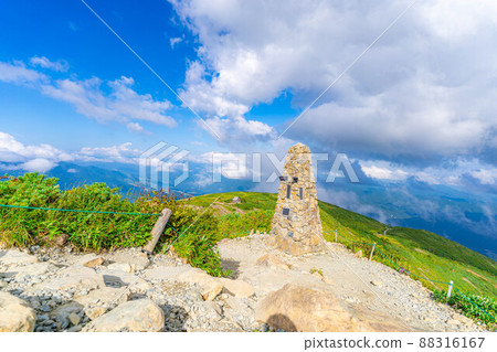 唐松山的登山風景科隆【長野縣】 唐松山的登山風景科隆【長野縣】 88316167
