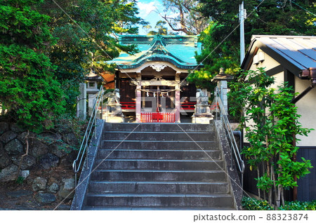 彥間城本丸遺址（元代町東照宮）：濱松市 88323874