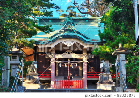 彥間城本丸遺址（元代町東照宮）：濱松市 88323875