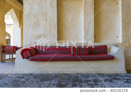 view of Falcon Souq in Doha, Qatar. 88326376