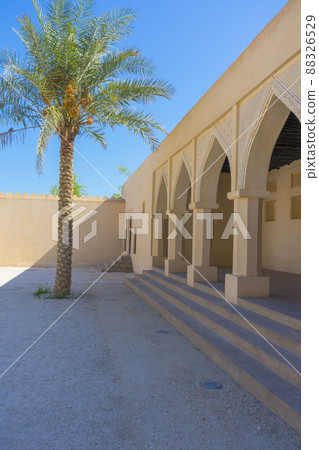 The original palace of Sheikh Abdullah bin Jassim Al Thani at the National Museum of Qatar in Doha, Qatar 88326529