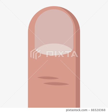 Finger vector icon isolated on white background - Stock Illustration ...