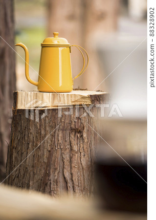 Camp image Coffee made outdoors 88328902