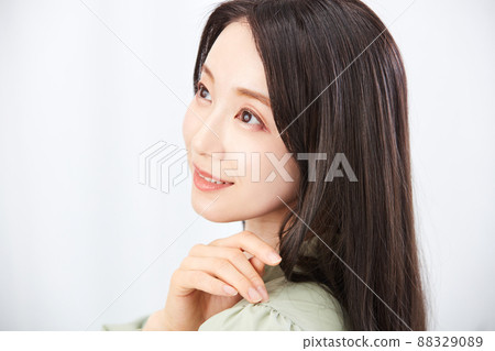 美麗的女人，頭髮 88329089