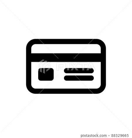 Credit card vector icon on white background - Stock Illustration ...