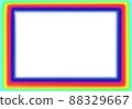 Colorful rainbow frame 88329667