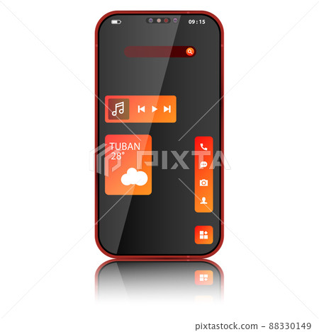 orange home screen theme design orange home screen theme design 88330149