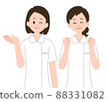 兩名護士診所工作人員的插圖 88331082