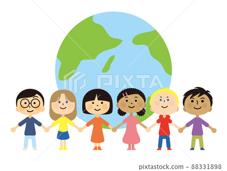 兒童世界，一個牽手的地球 88331898