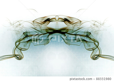 Smoke toxic movement on a white background. Smoke toxic movement on a white background. 88331980