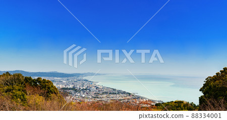 View from Mt. Ishigaki, Odawara City [Landscape of Kanagawa Prefecture] 88334001