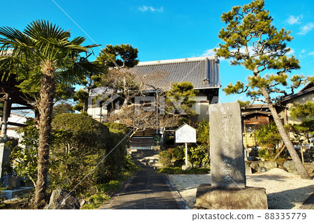 The main hall of Kogakuji Temple (Bodaiji of Denzuin (Tokugawa Ieyasu Mother Church)): Nagashima Town, Kuwana City, Mie Prefecture 88335779