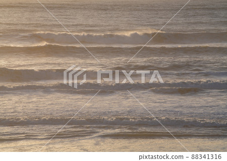 The beach of Carcans, near Lacanau, on the French Atlantic coast 88341316