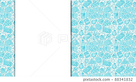 Passover blue background 88341832