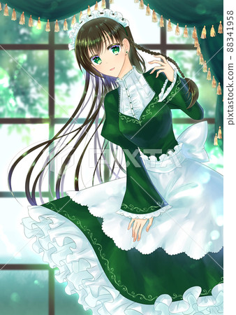 綠色洋樓的丫鬟 綠色洋樓的丫鬟 88341958