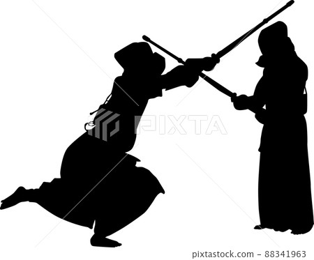 Kendo silhouette 88341963