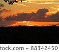 非洲贊比亞的日落 熱帶稀樹草原的日落 88342450