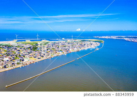 波崎漁港和銚子港(茨城縣神棲市、千葉縣銚子市) 波崎漁港和銚子港(茨城縣神棲市、千葉縣銚子市) 88343959