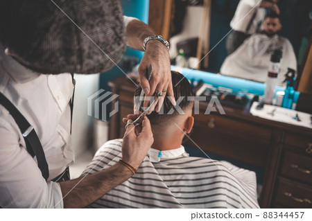 barber, haircut, man 88344457