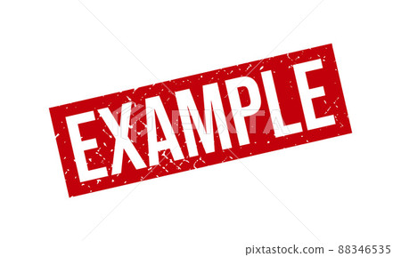 Example Rubber Stamp Seal Vector 88346535