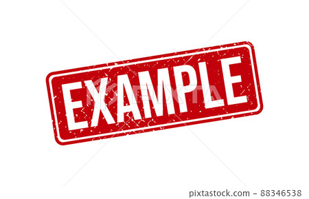 Example Rubber Stamp Seal Vector 88346538