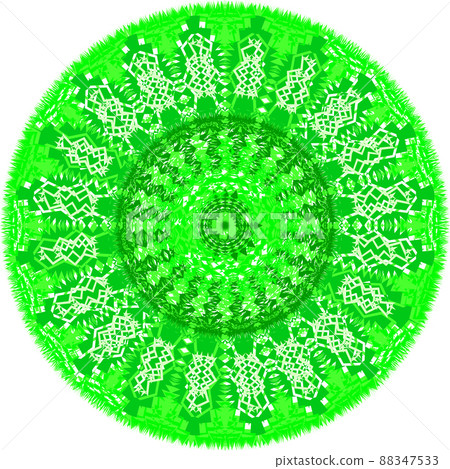 Abstract mandala design element. Decorative round pattern. 88347533