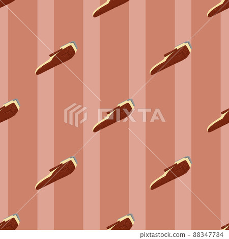 Clippers seamless pattern on. Vintage barber shops elements in doodle style. Clippers seamless pattern on. Vintage barber shops elements in doodle style. 88347784
