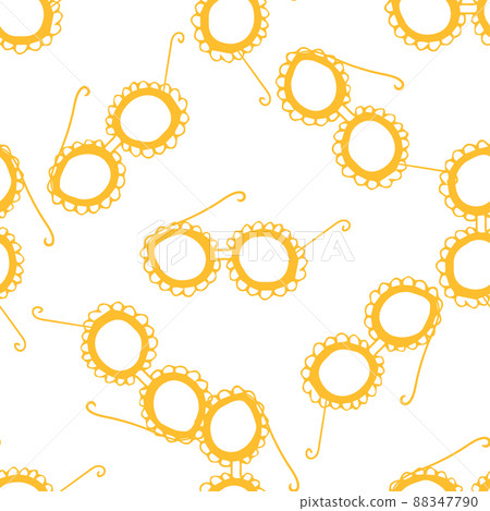 Seamless decorative background. Stylized sun glasses pattern. Decorative texture for design of wallpaper, wrapping paper, scrapbook, web, textile Seamless decorative background. Stylized sun glasses pattern. Decorative texture for design of wallpaper, wrapping paper, scrapbook, web, textile 88347790