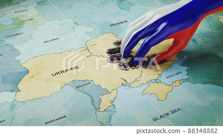 3D Animation of the Russian occupation of Ukraine 88348882