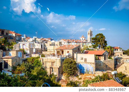 Lefkara. Picturesque mountain village. Larnaca District, Cyprus 88348987