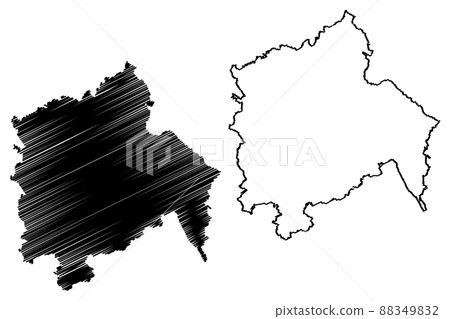 Hameln-Pyrmont district (Federal Republic of Germany, rural district, State of Lower Saxony) map vector illustration, scribble sketch Hameln Pyrmont map Hameln-Pyrmont district (Federal Republic of Germany, rural district, State of Lower Saxony) map vector illustration, scribble sketch Hameln Pyrmont map 88349832