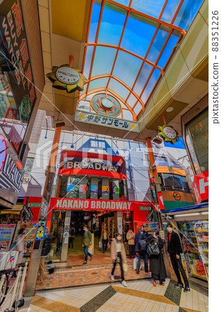 Cityscape of Nakano-ku, Tokyo JR Nakano Station North Exit Nakano Sun Mall Cityscape of Nakano-ku, Tokyo JR Nakano Station North Exit Nakano Sun Mall 88351226
