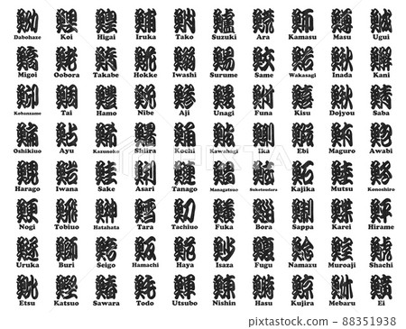Uobe Kanji Hanko Black 88351938