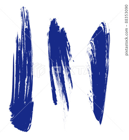 日式材質筆刷質感墨水墨刷花紋波浪紋筆觸筆刷質感 日式材質筆刷質感墨水墨刷花紋波浪紋筆觸筆刷質感 88353090