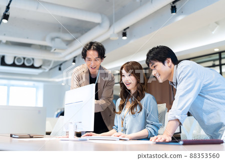 Business office engineer shooting cooperation: WEEK Shibadaimon (Sun Frontier Fudousan) 88353560