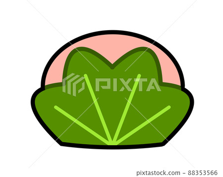 Sakura mochi illustration material Sakura mochi illustration material 88353566