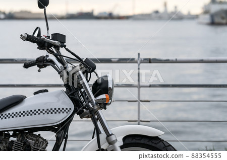 Motorcycle Bike Touring Sea 88354555