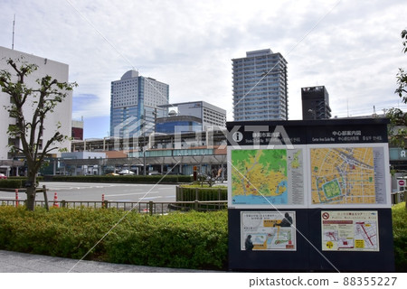 Shizuoka Station North Exit, Station Rotary and Shizuoka City Tourist Information Board Shizuoka Station North Exit, Station Rotary and Shizuoka City Tourist Information Board 88355227