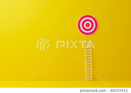 Longest white ladder growing up growth to aiming high to goal target Longest white ladder growing up growth to aiming high to goal target 88355432